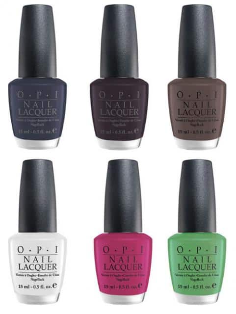opi nail color. OPI newest nail lacquers from the Matte Collection will soon