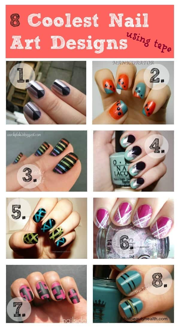 Nail Designs with Tape
