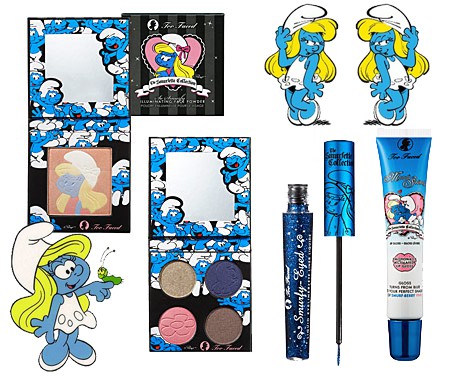 too faced smurfette collection