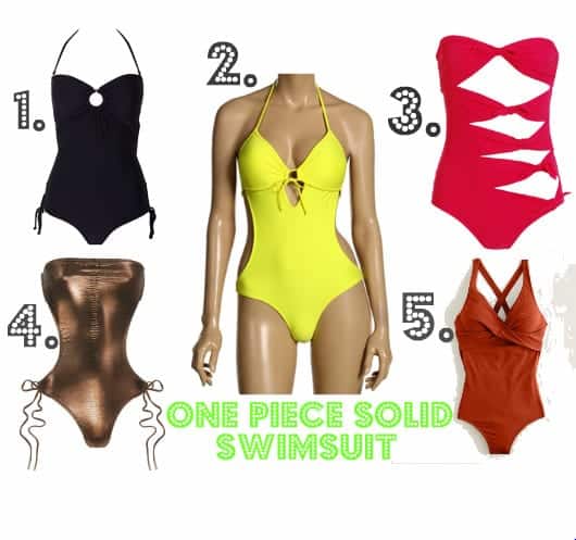 summer swimsuit guide,   one piece bathing suit 