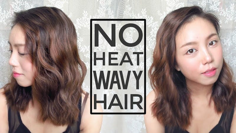 no heat wavy hair short