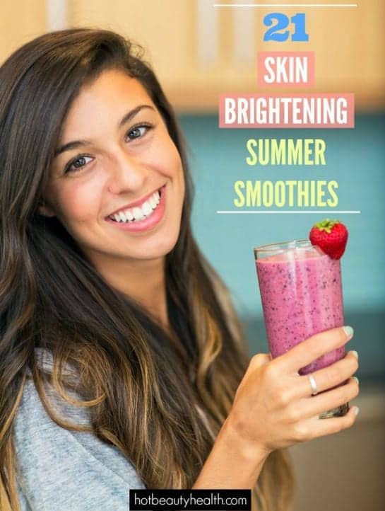 skin brightening summer smoothies