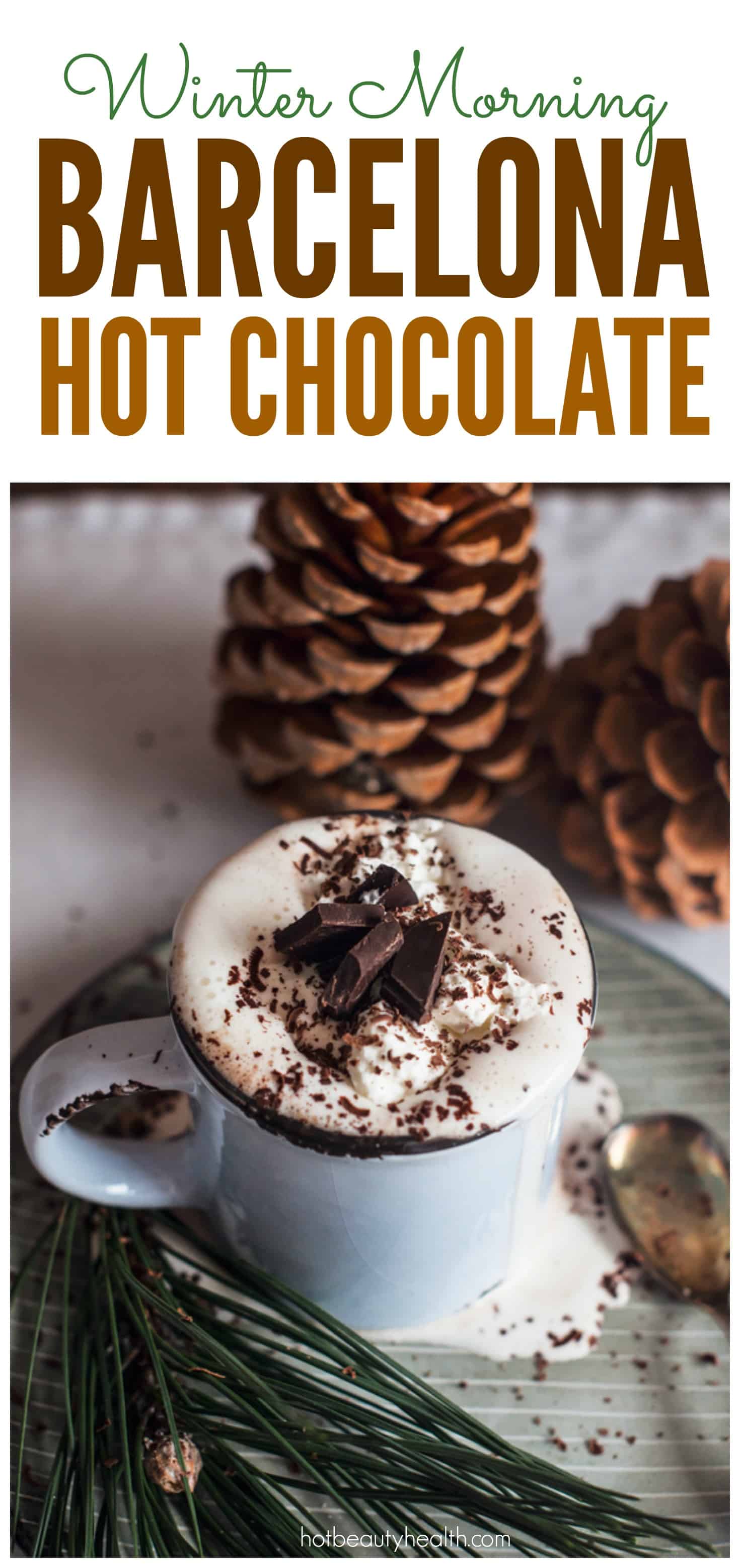 Looking for warm winter morning drink ideas? This Barcelona Hot Chocolate recipe is so simple and delicious, and will keep you and the whole family cozy this cold season. Click here for the recipe!