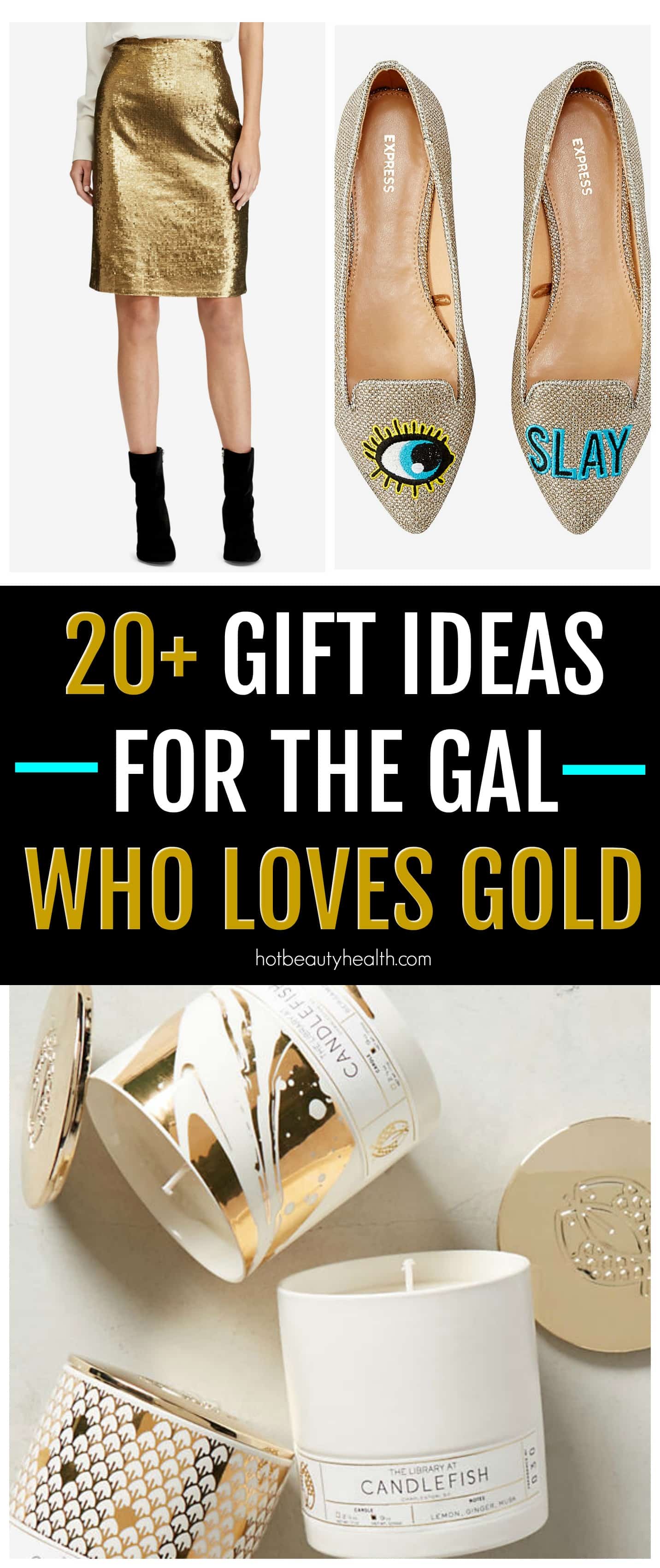gal who loves gold gift guide