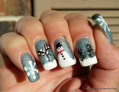 winter nail art