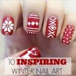winter nail art