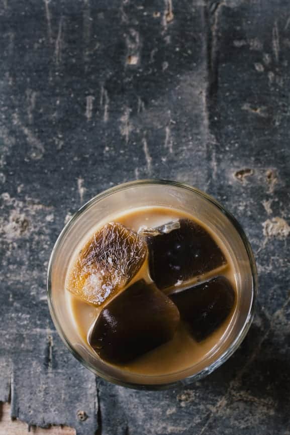 ice coffee cubes