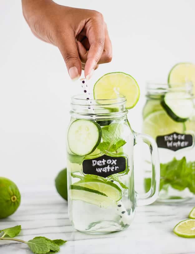 Recipe File: DIY Cucumber Mint Detox Drink