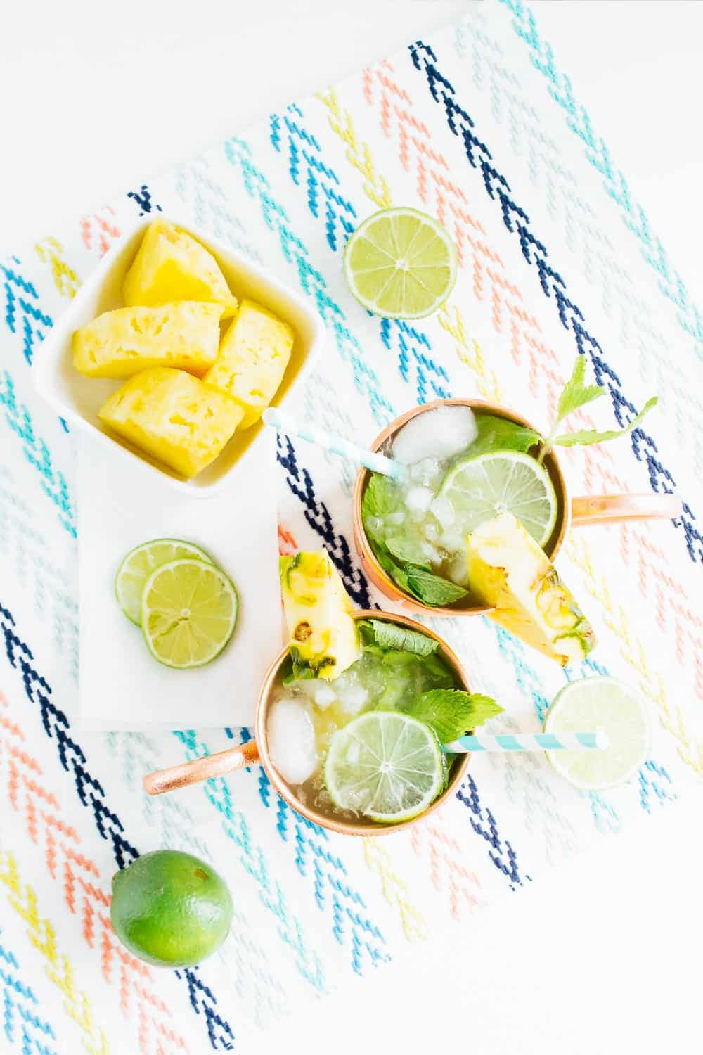 pineapple moscow mules-4