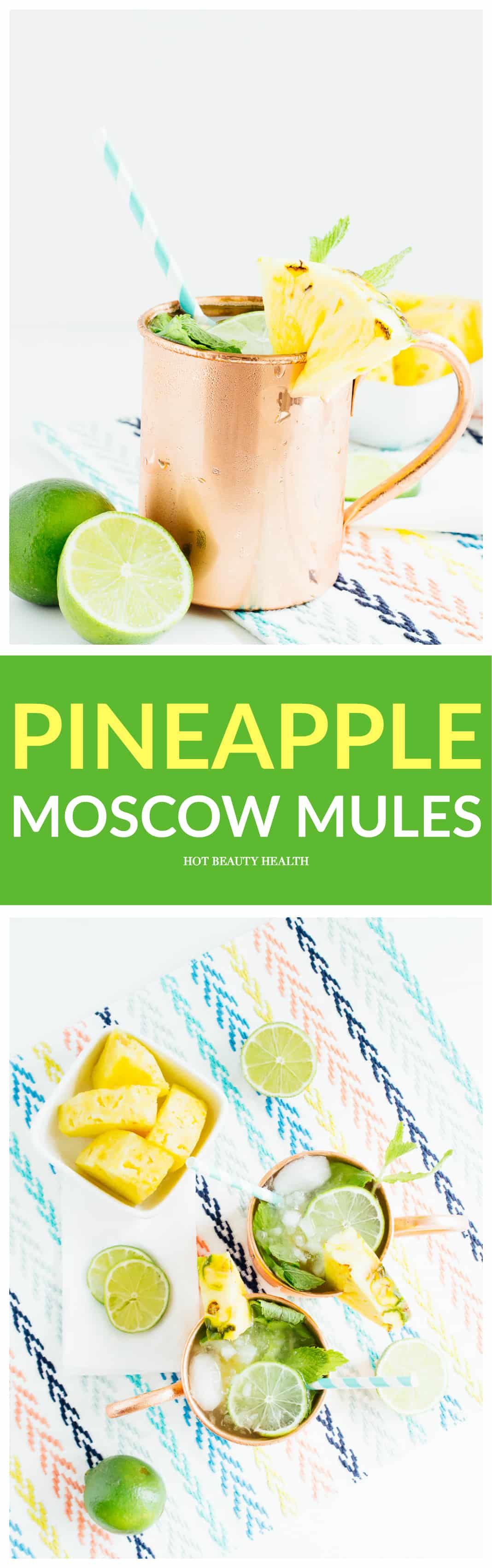 pineapple moscow mules pinterest