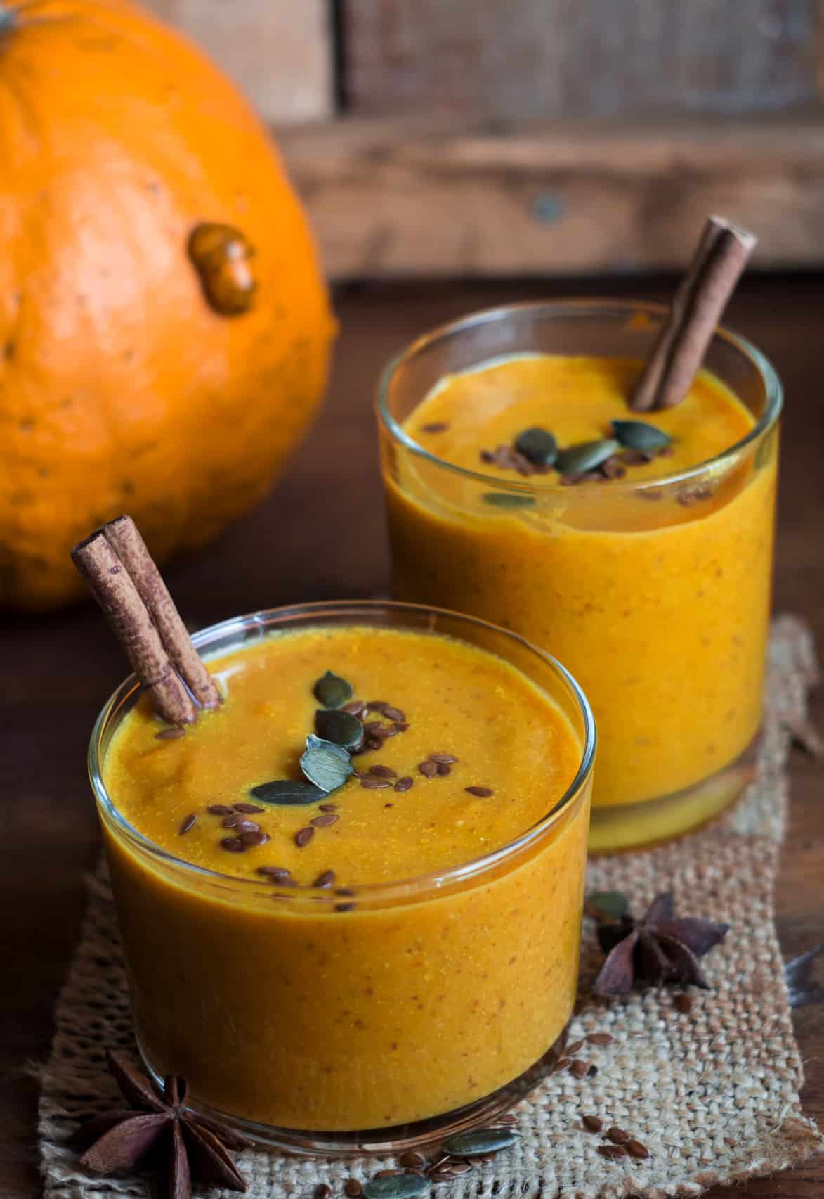A Pumpkin Protein Smoothie Just In Time For Fall