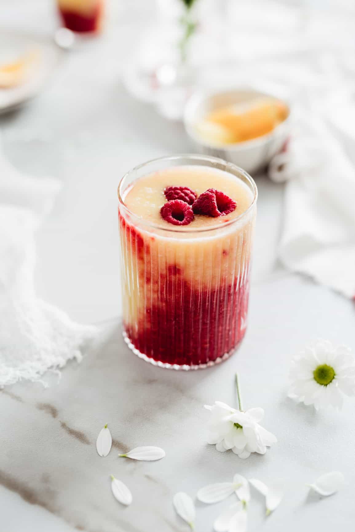 Recipe: Raspberry Mango Sunrise Smoothie