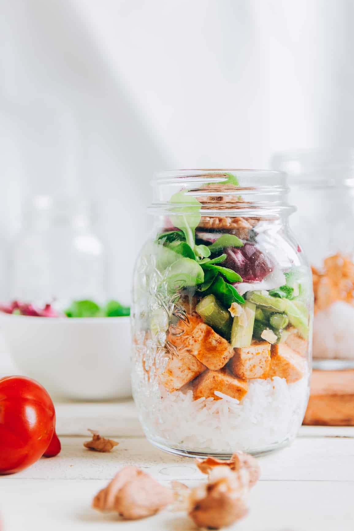 A Vegetarian Make-Ahead Mason Jar Salad Recipe You’ll Love
