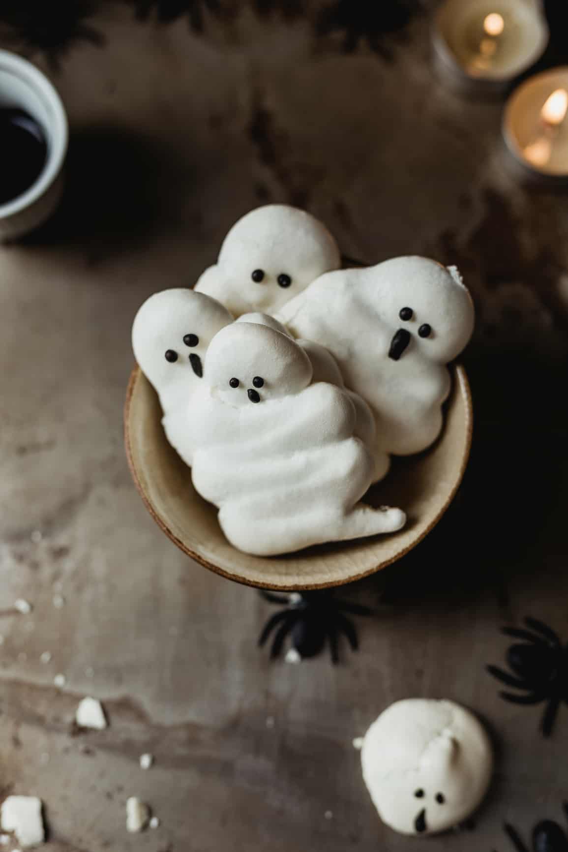 Halloween Ghost Meringues Recipe - Hot Beauty Health