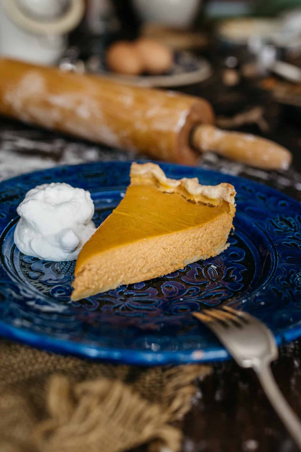 This homemade pumpkin pie recipe is the perfect dessert to enjoy in the fall especially during Thanksgiving and Christmas. It's one of my favorite holiday desserts I like to make from scratch. Click over to learn how to make this easy dessert!
