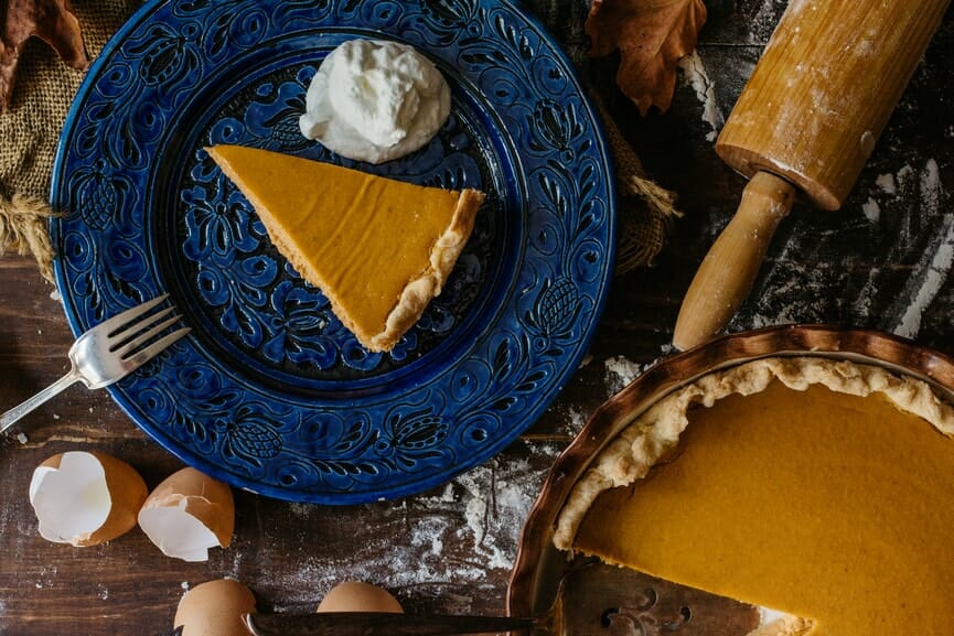 This homemade pumpkin pie recipe is the perfect dessert to enjoy in the fall especially during Thanksgiving and Christmas. It's one of my favorite holiday desserts I like to make from scratch. Click over to learn how to make this easy dessert!