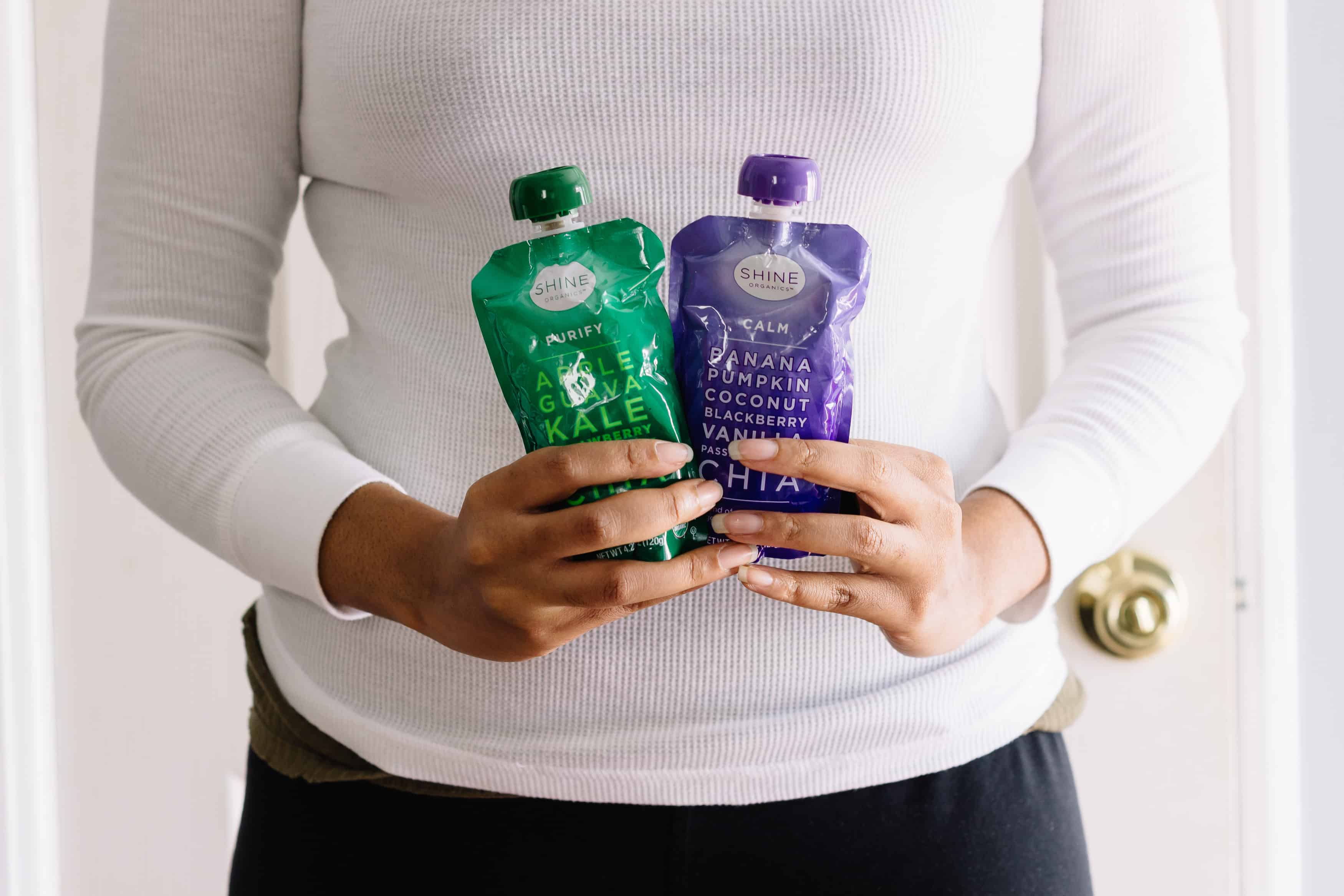 I really like Shine Organics because it provides you with all the delicious nutrition you need, when you need a quick snack before or after a workout. It's perfect for on-the-go!