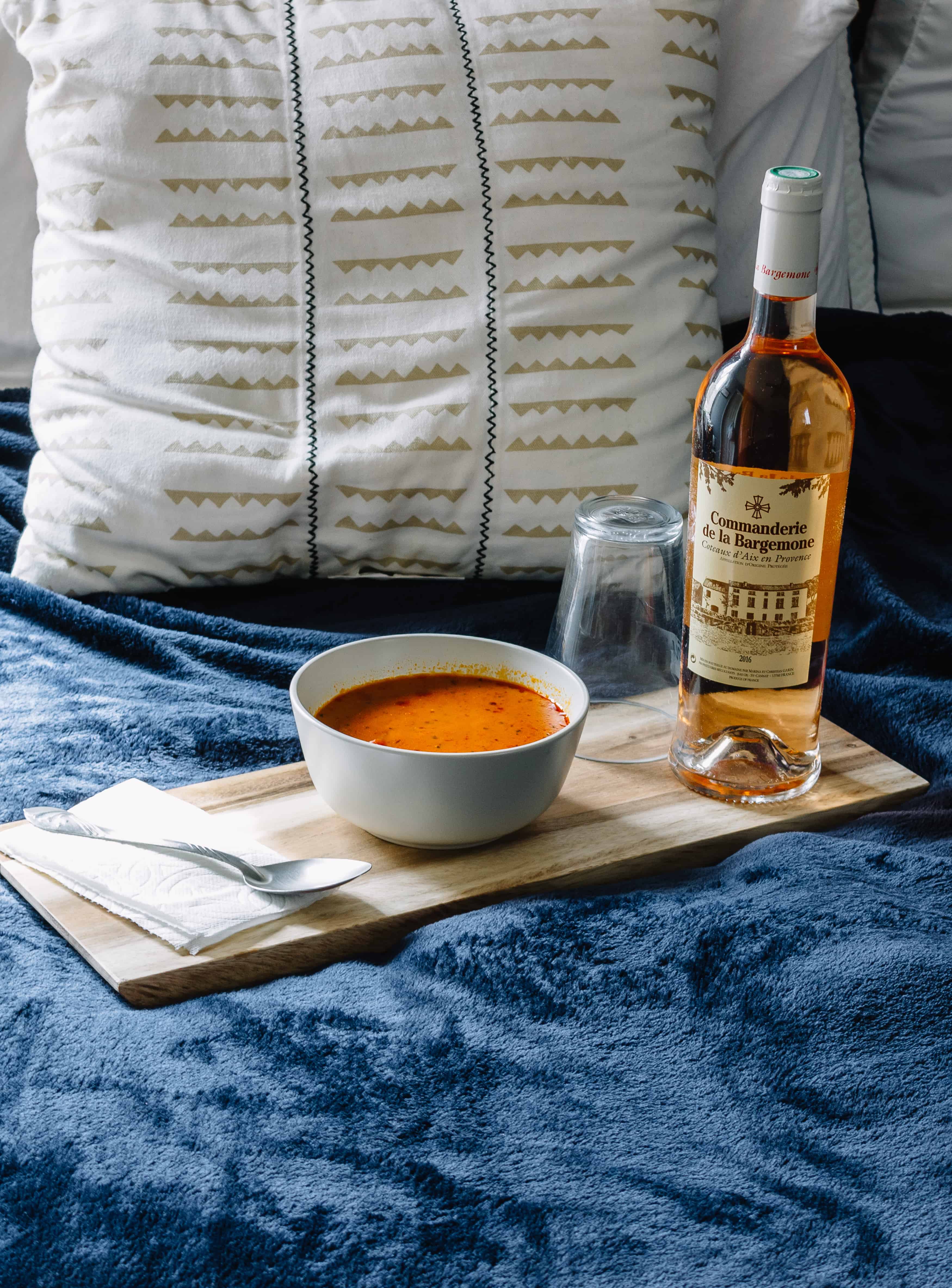 Pairing Rosé with Tomato Basil Bisque Soup