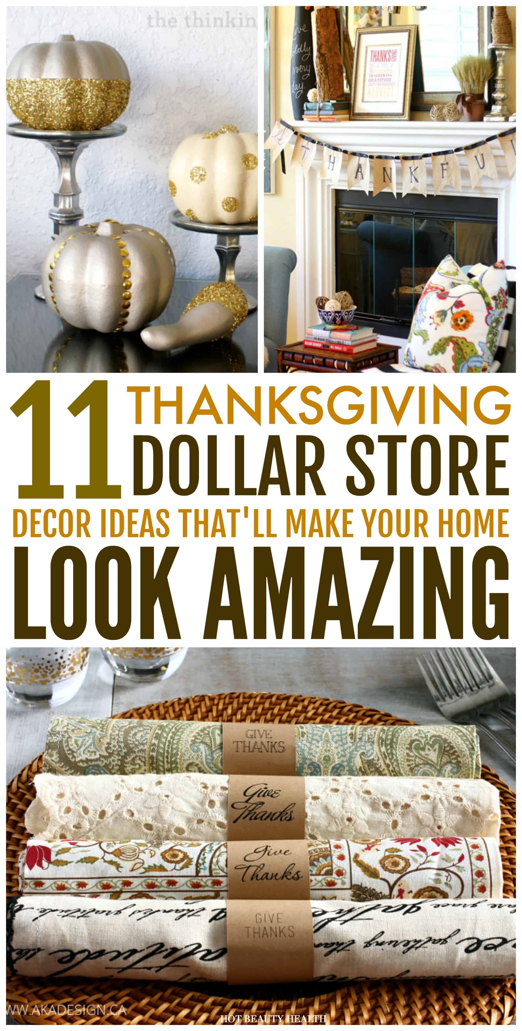 11 Dollar Store Thanksgiving  Decor  Ideas  That Are Super 