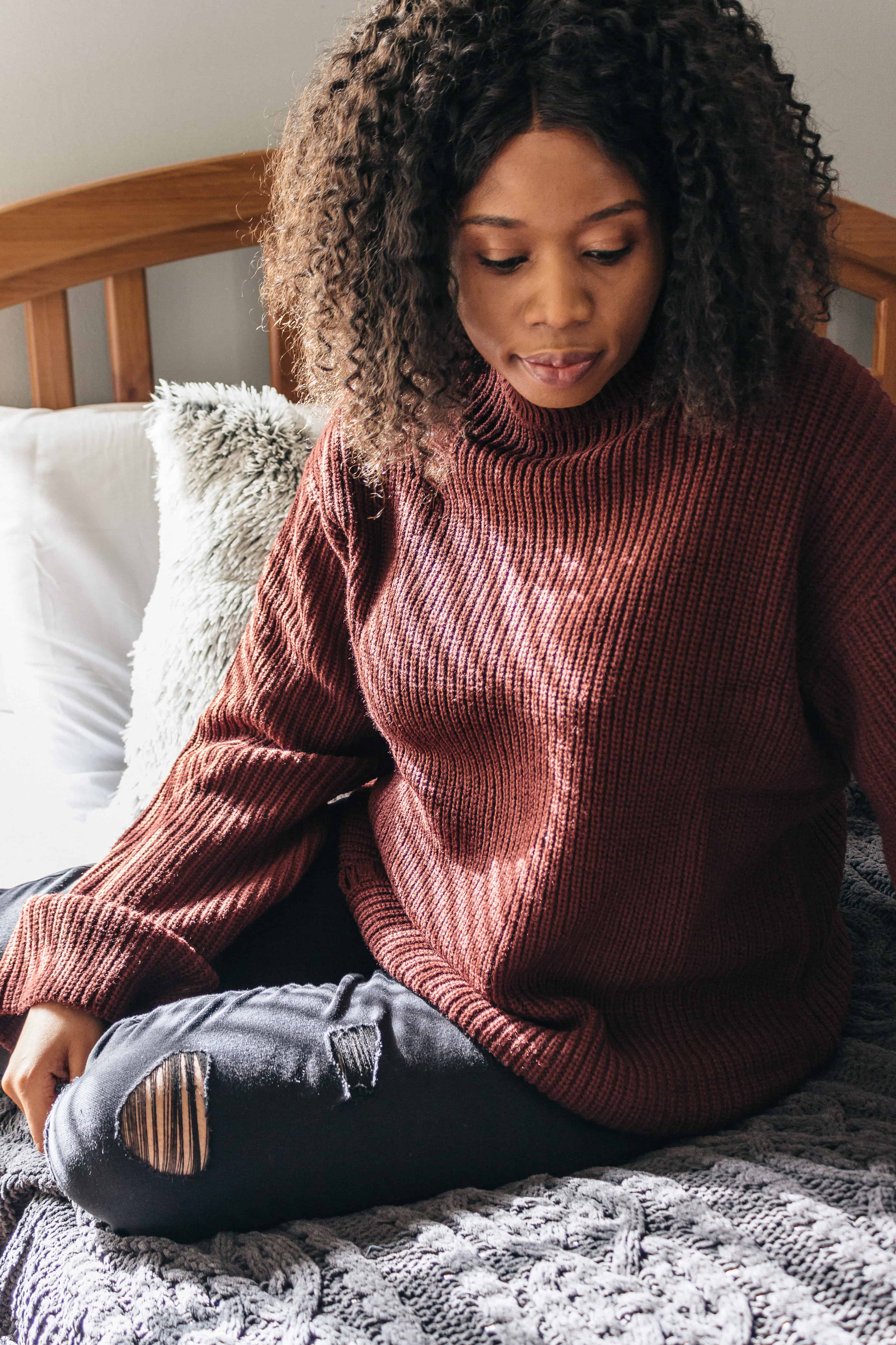 3 Casual Fall Favorites from Tobi. I'm sharing a few of my favorite fashion finds for fall. Click pin to see how I styled this Tobi chunky knit sweater with distressed denim and shop my looks.