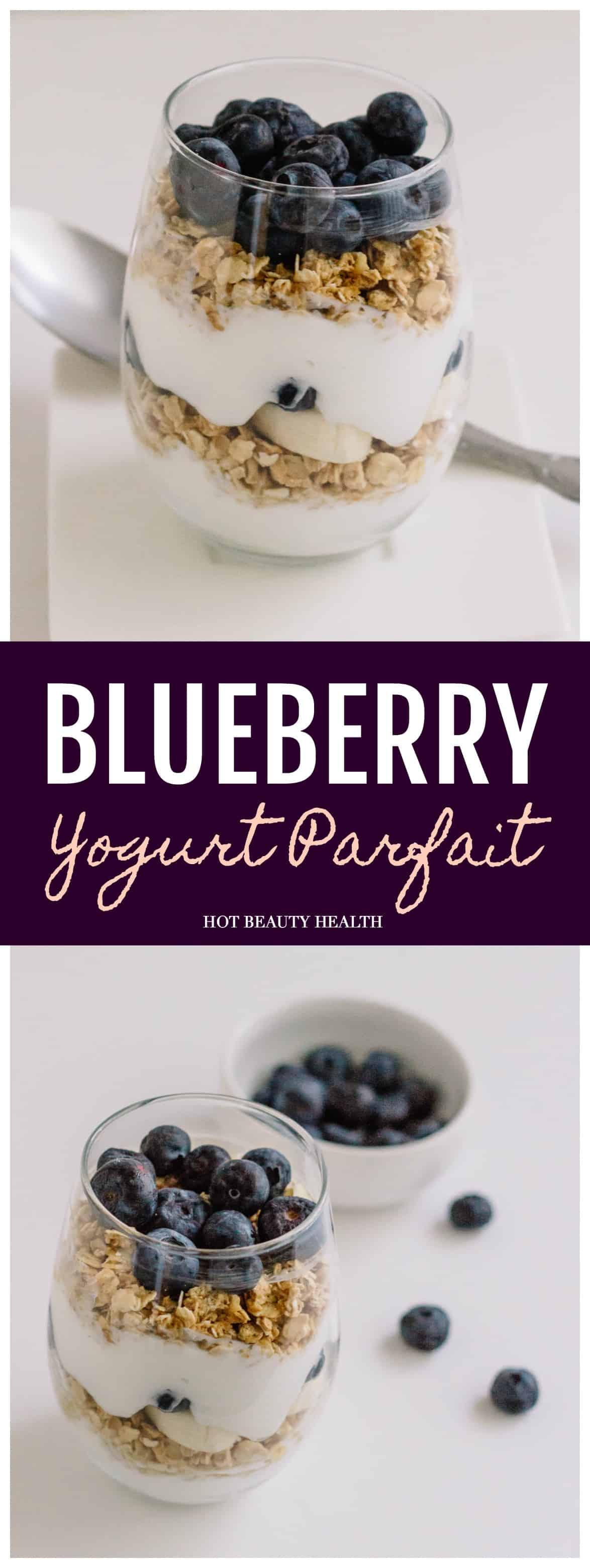 This Blueberry Yogurt Parfait is the perfect #blueberrybreak to enjoy when the holiday season is bringing you a lot of stress. I mean seriously….how can you go wrong when you have a snack that looks like this? // #sponsored @BlueberryLife @SIMPLY