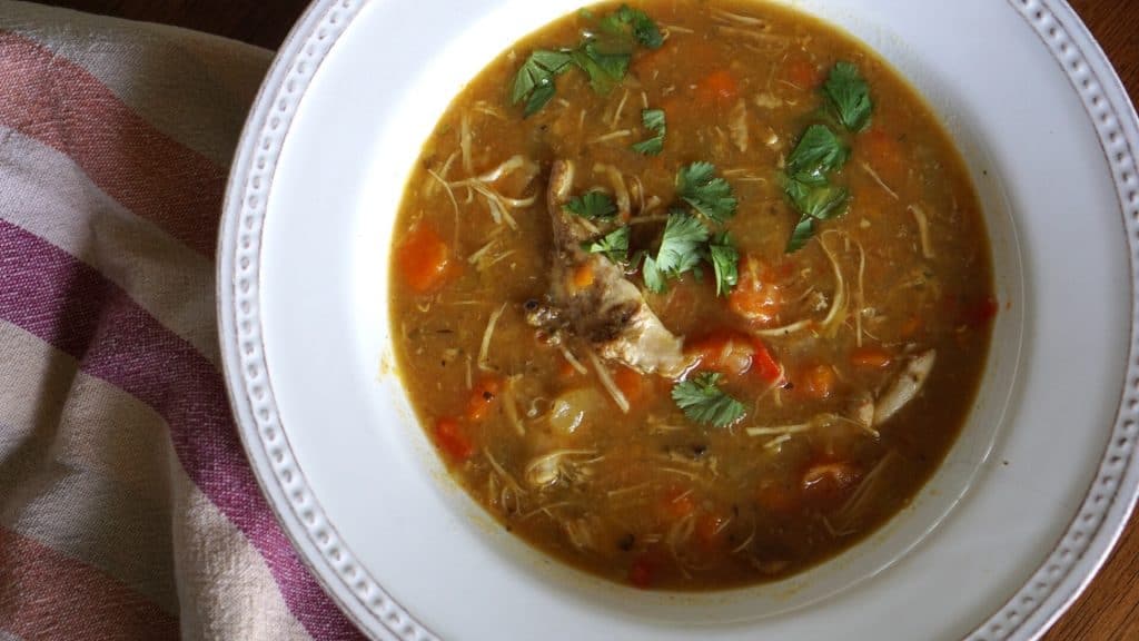 moroccan chicken lentil soup fit mama love