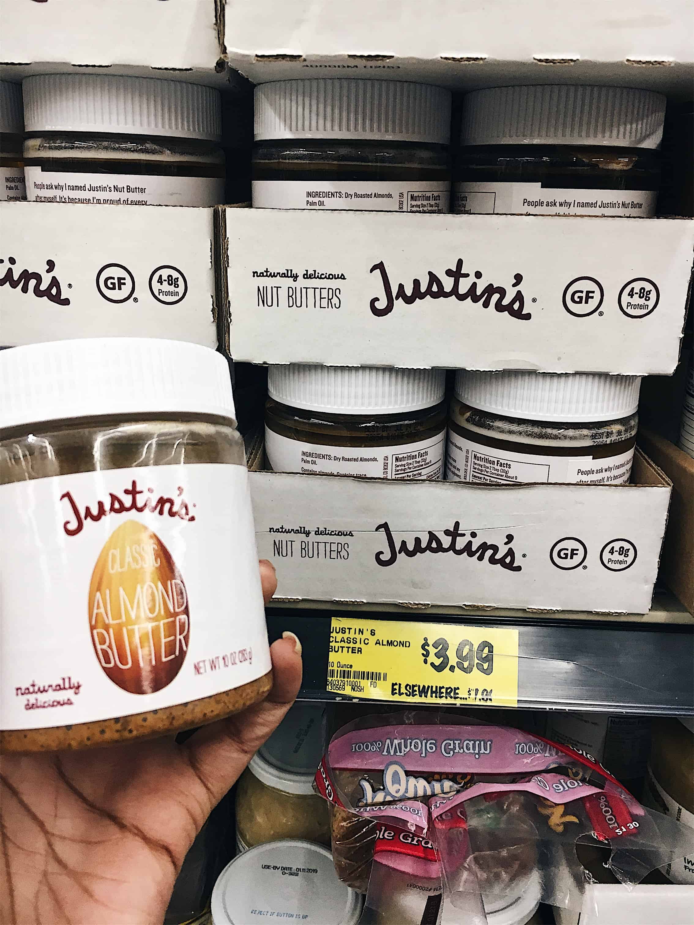 justin's almond butter grocery outlet
