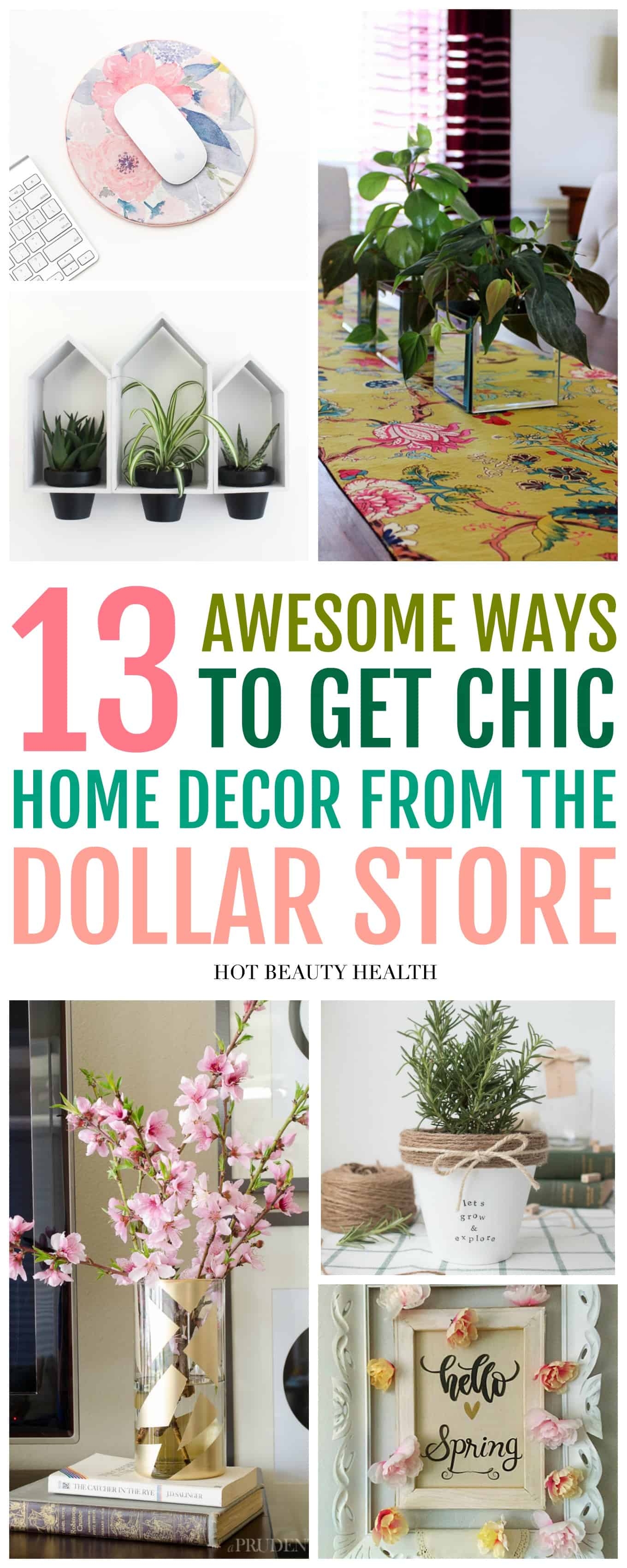 13 Dollar Store Home Decor Ideas You'll Love - Hot Beauty Health
