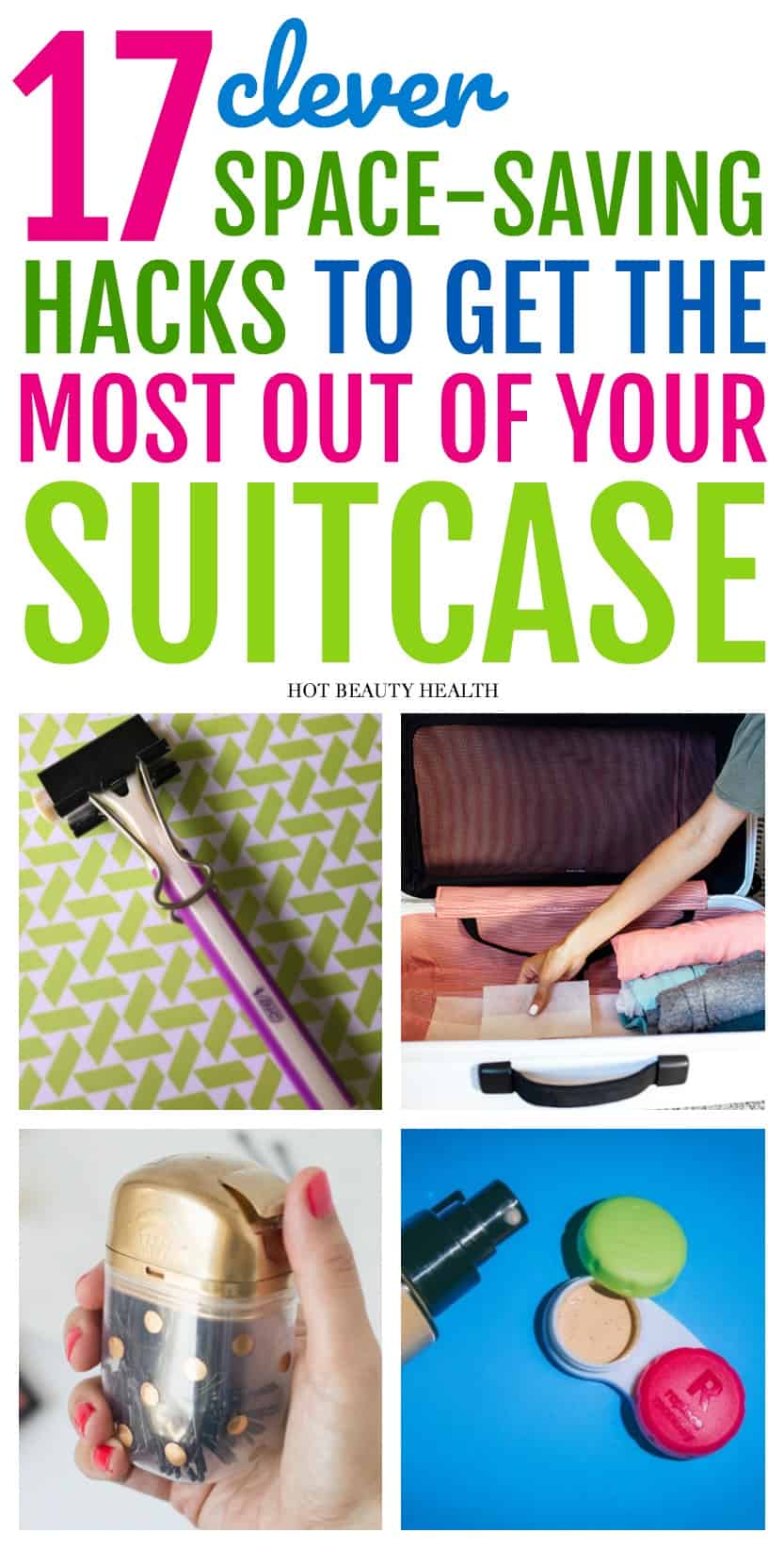 space saving tips for suitcase