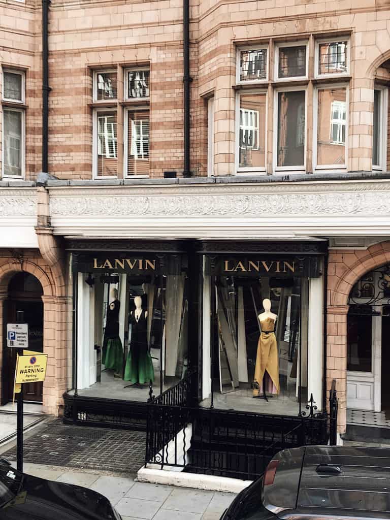 london regent street lanvin