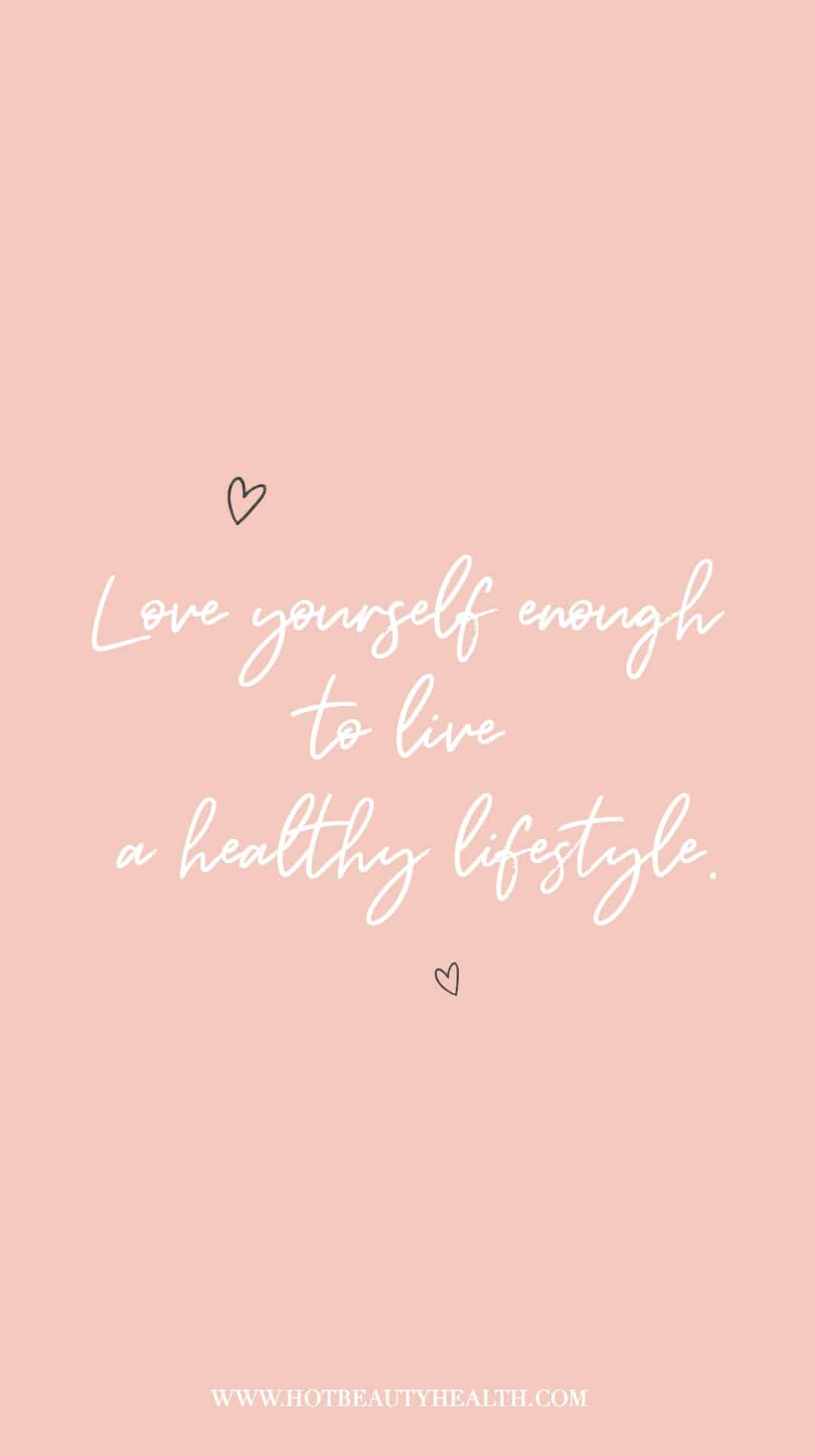 live a healthy lifestyle quote