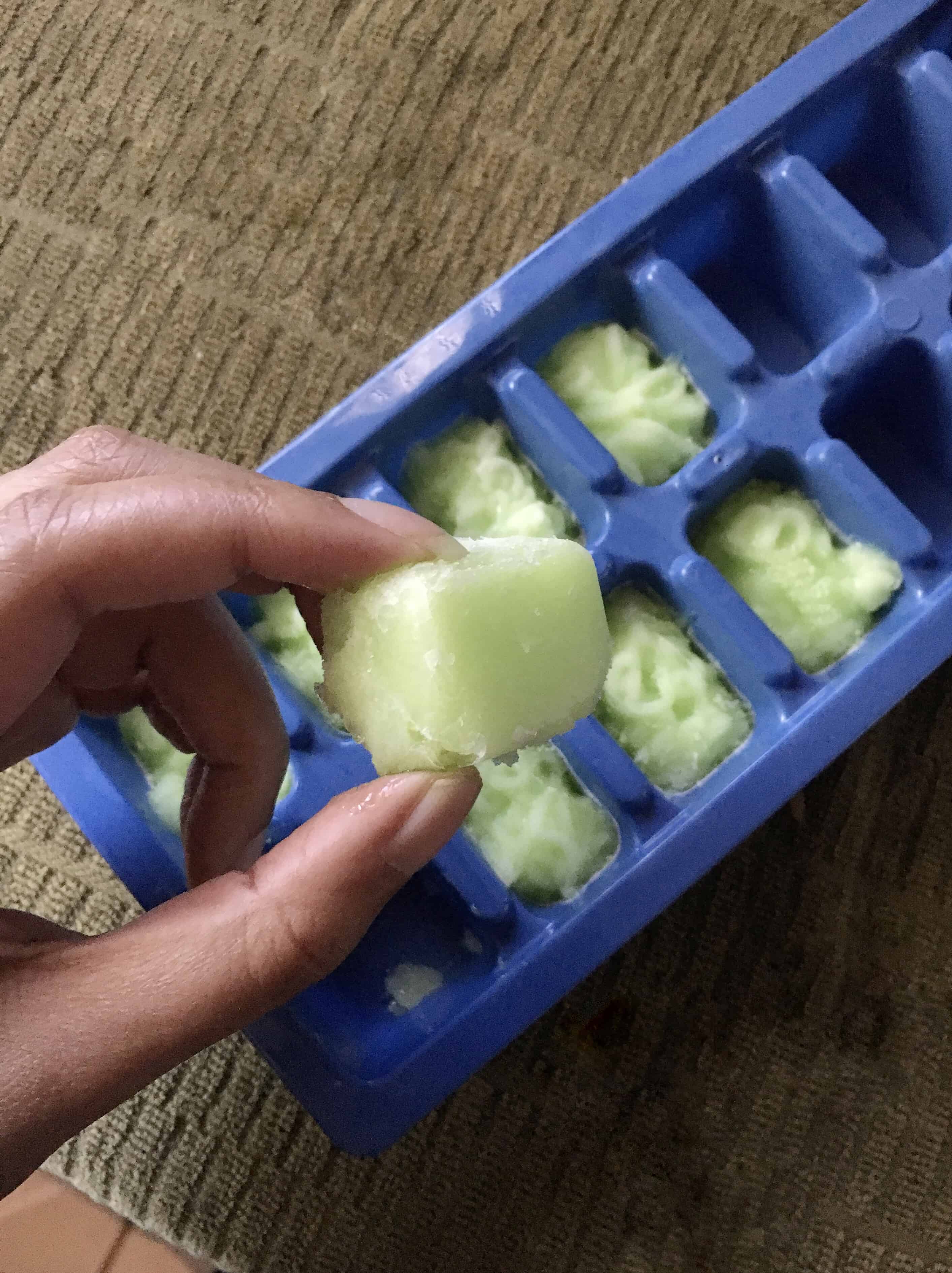 aloe vera ice cubes