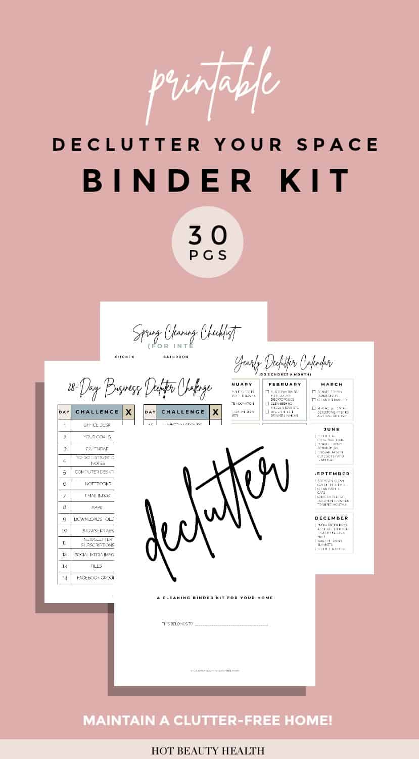 declutter your space binder kit