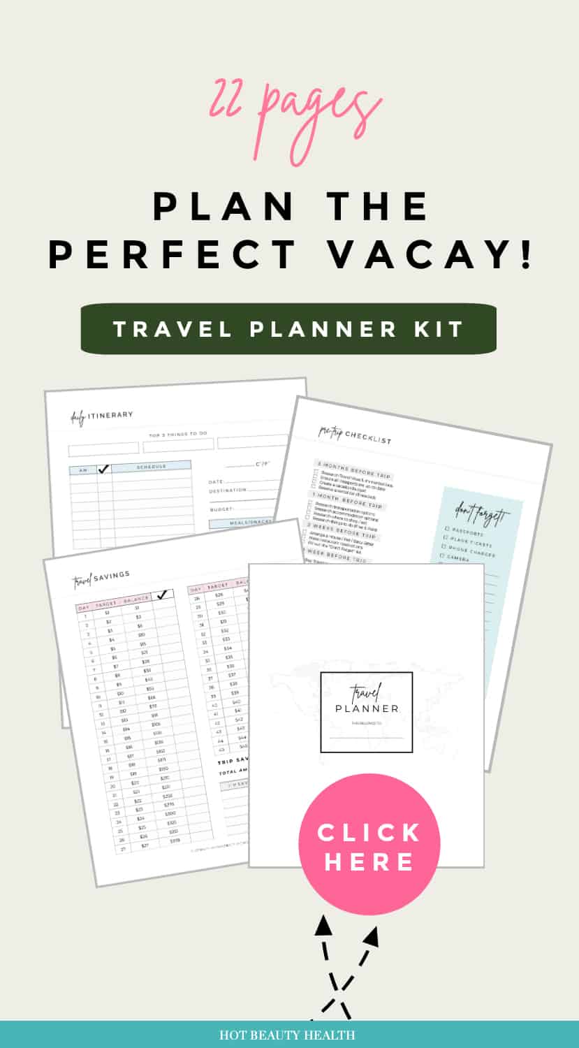 travel planner printables