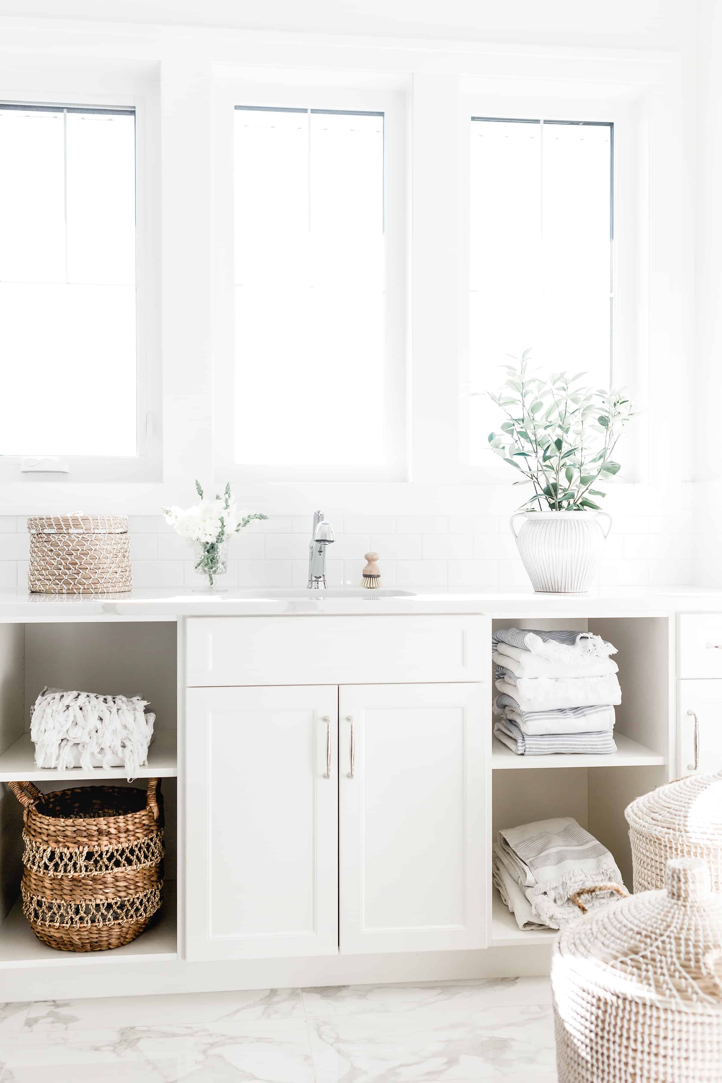 deep clean laundry room