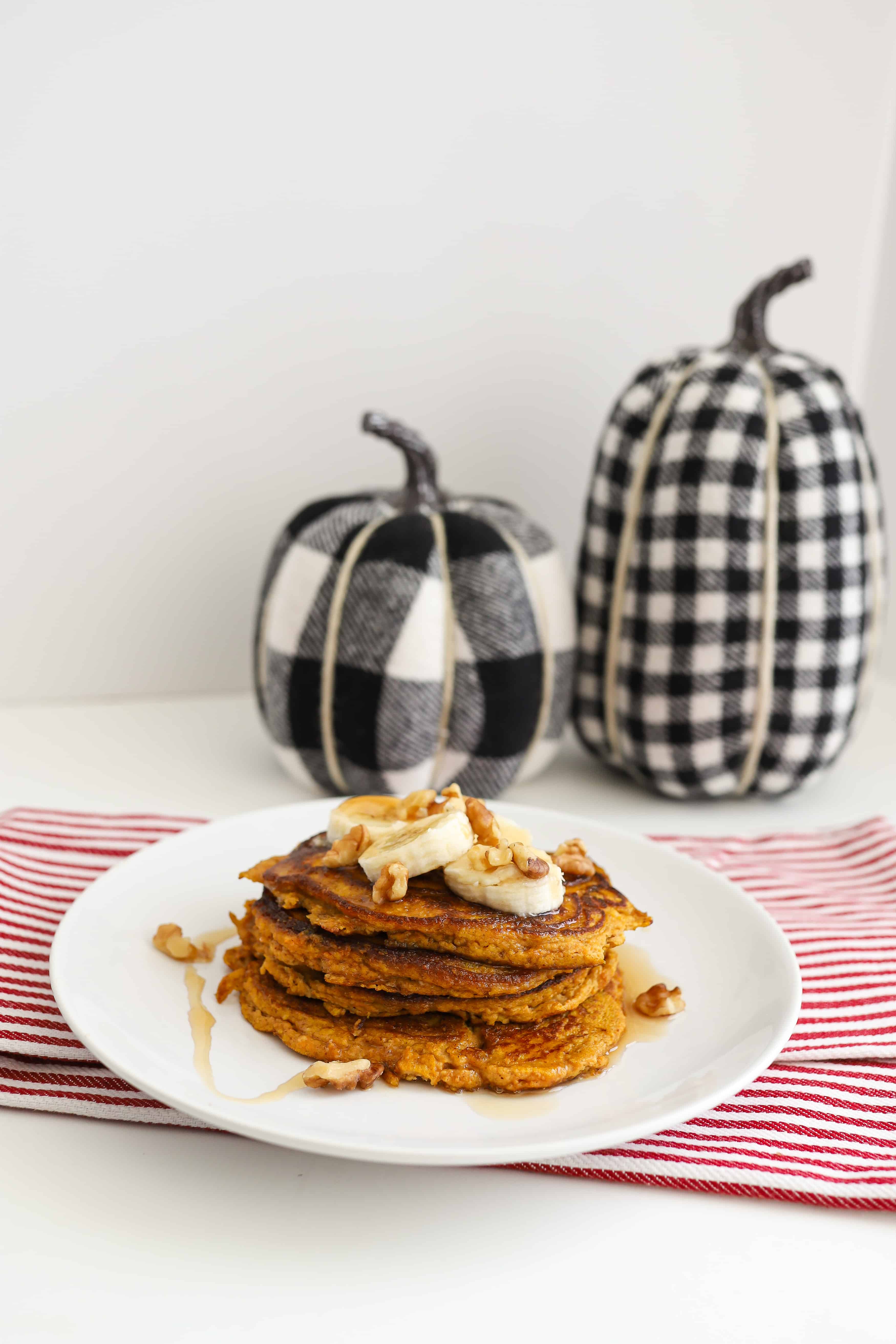 healthy pumpkin pancakes recipe