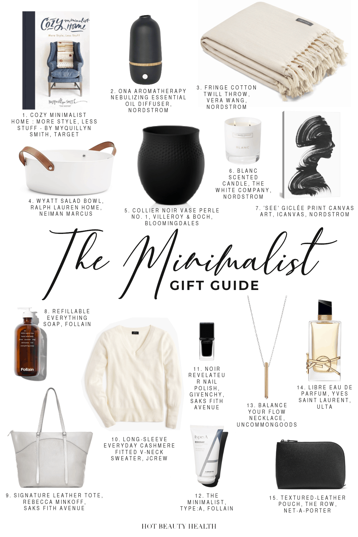 gift guide for the minimalist