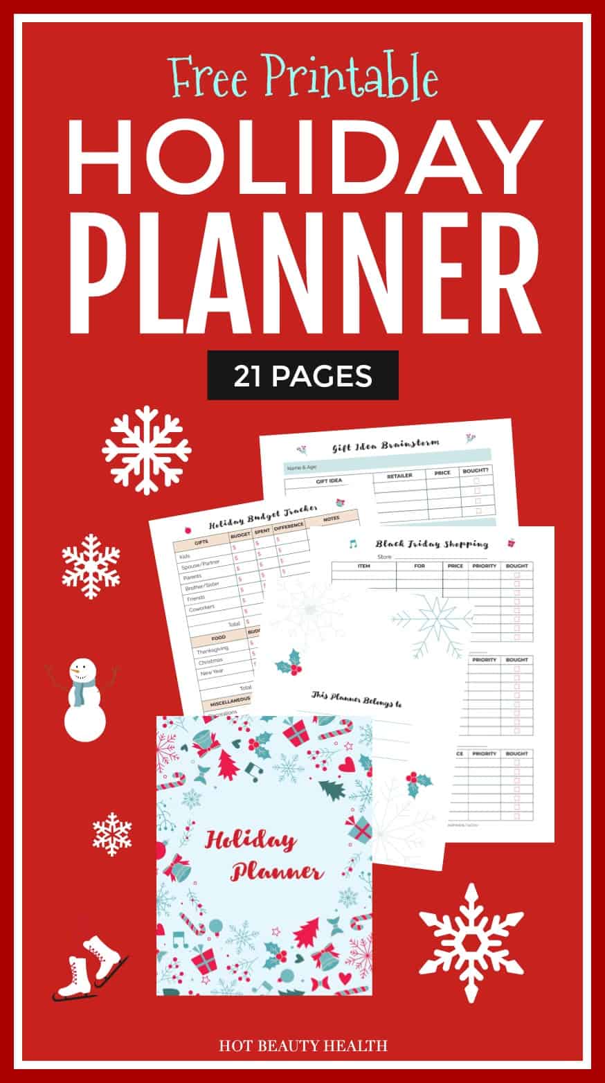 The Free Holiday Planner Printable is Here!