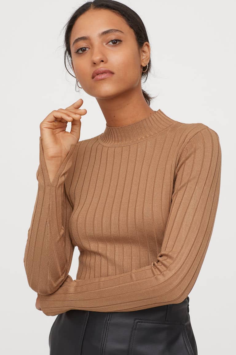 h&m ribbed sweater