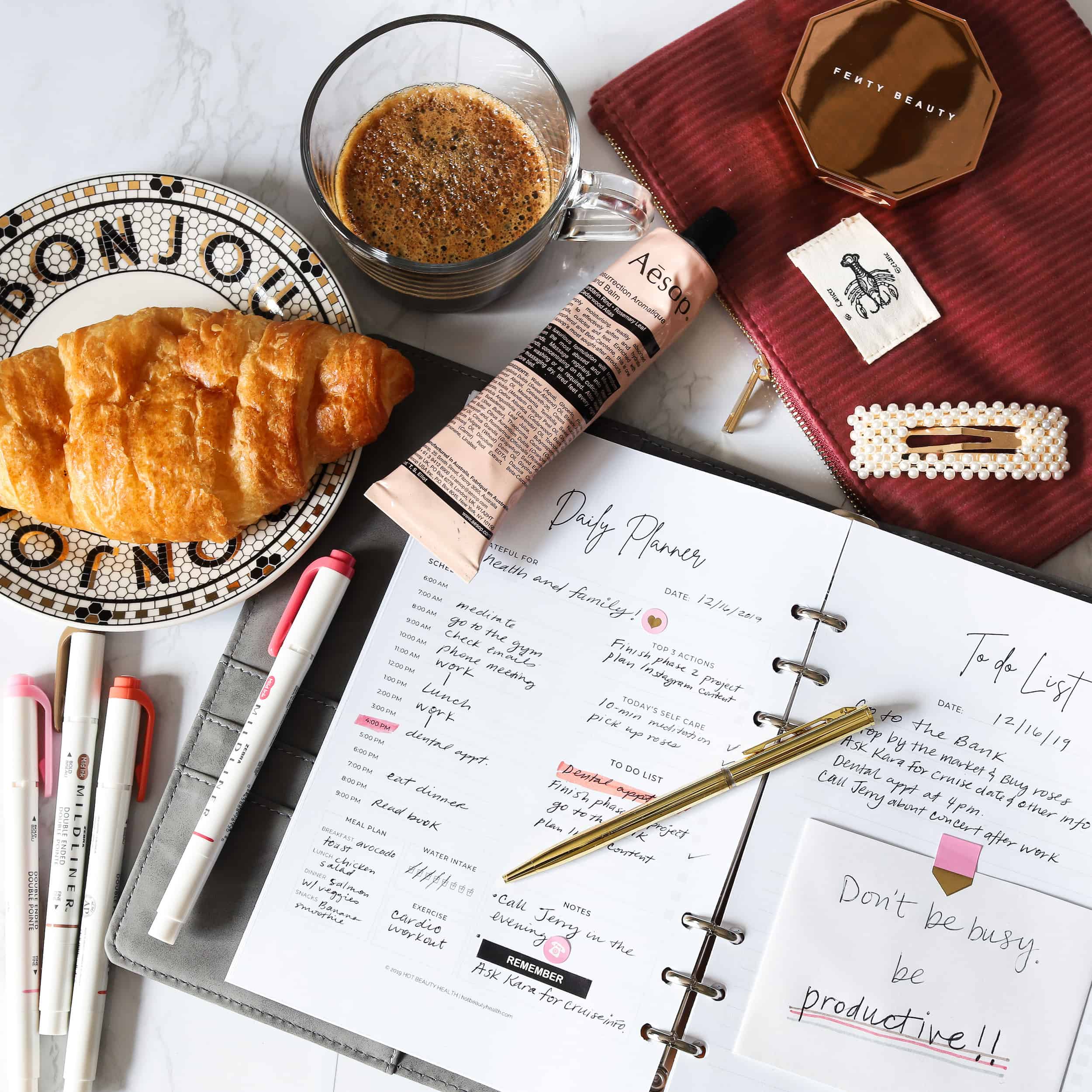 How To Build A Daily Routine With A Physical Planner