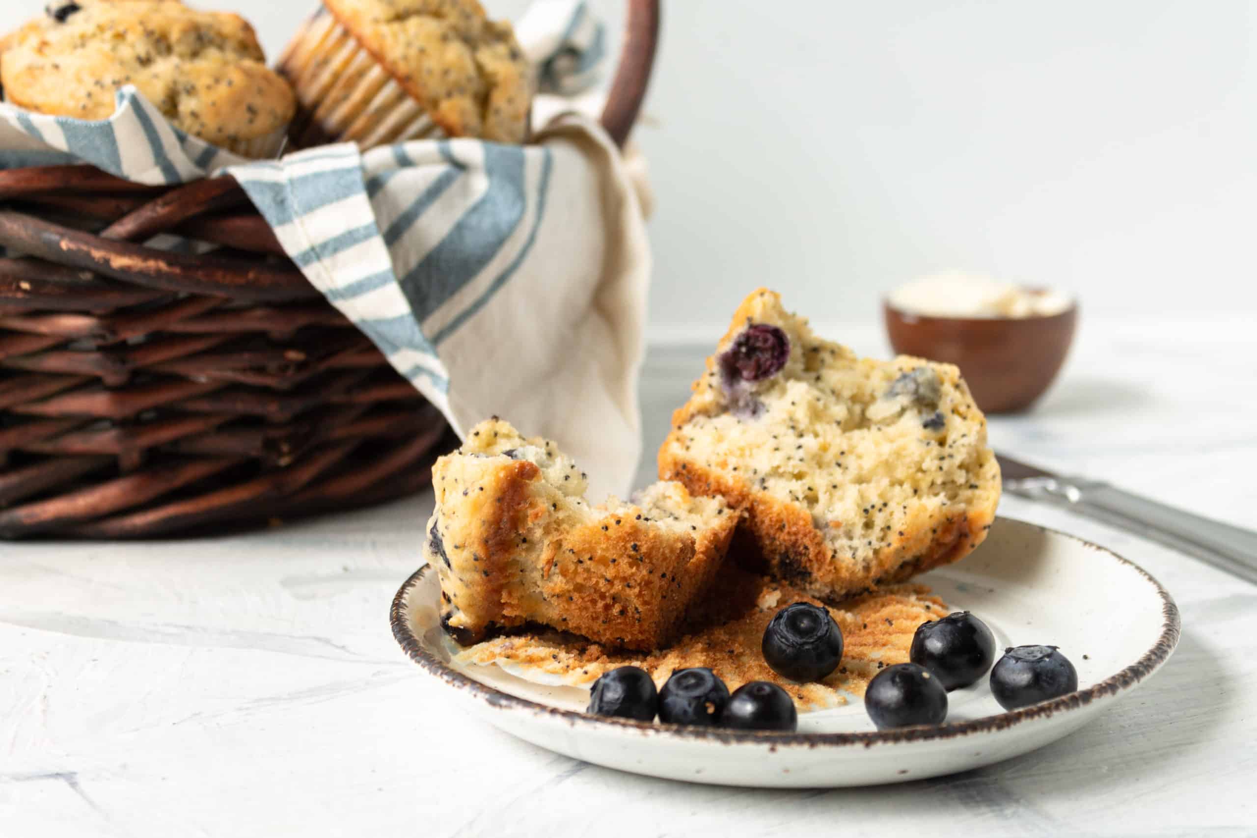 blueberry muffins for breakfast