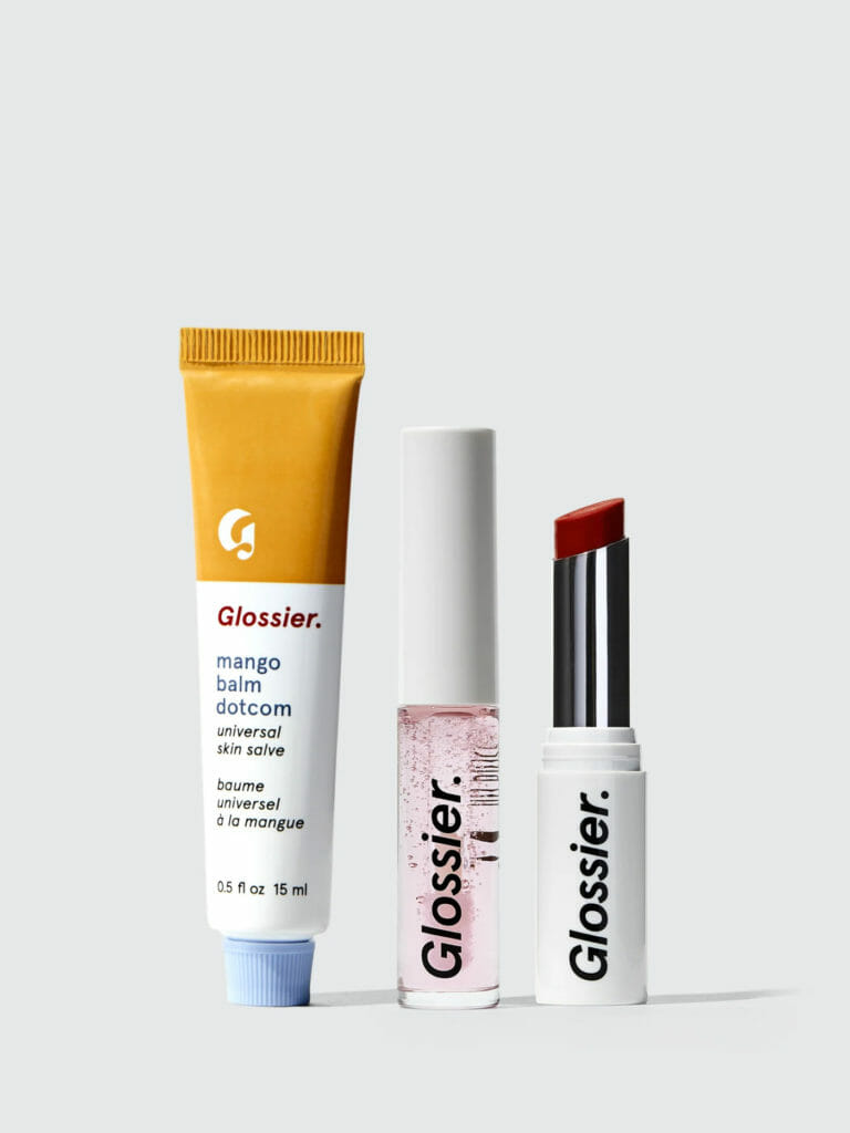 glossier the core lip collection