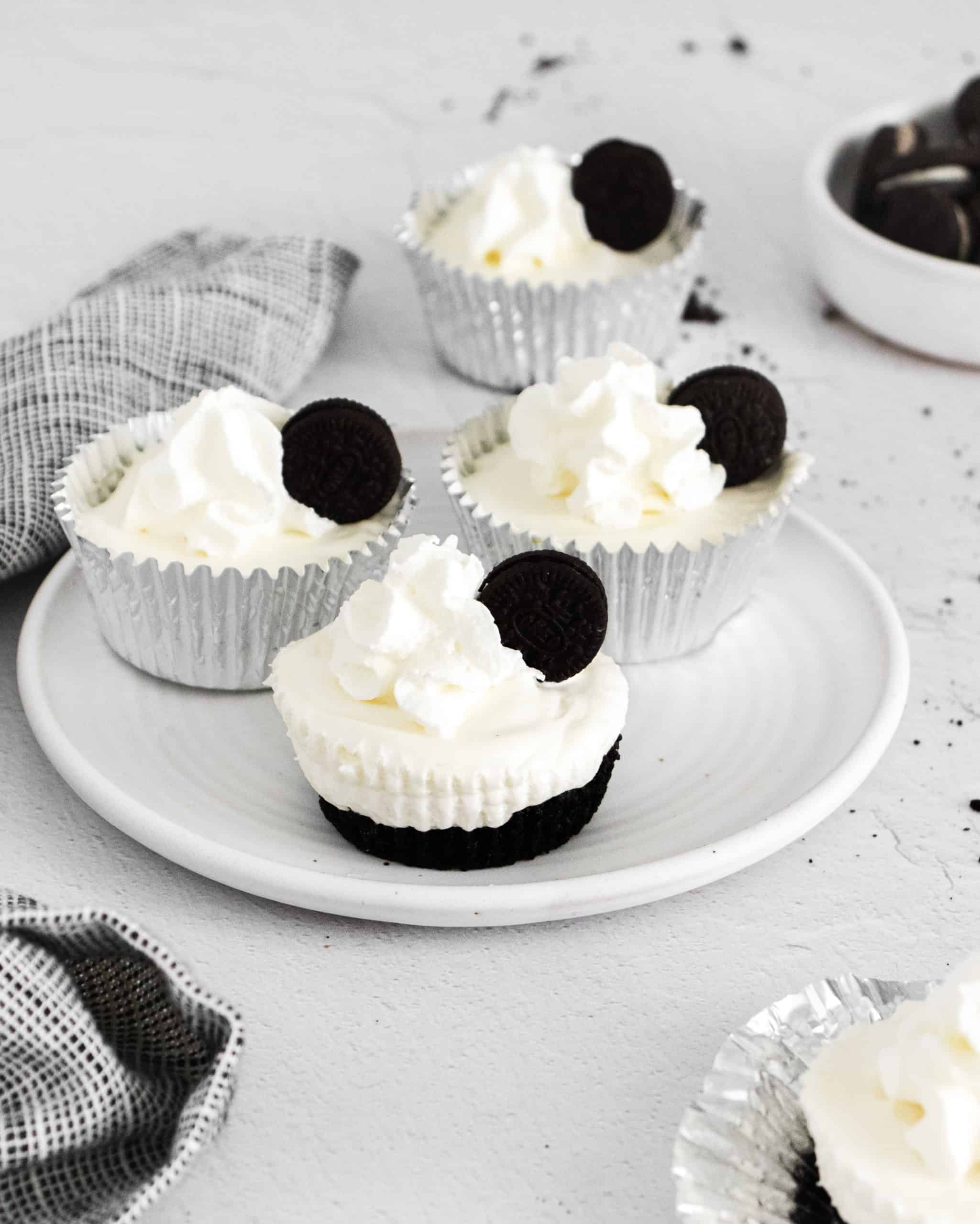 no bake mini oreo cheesecakes recipe