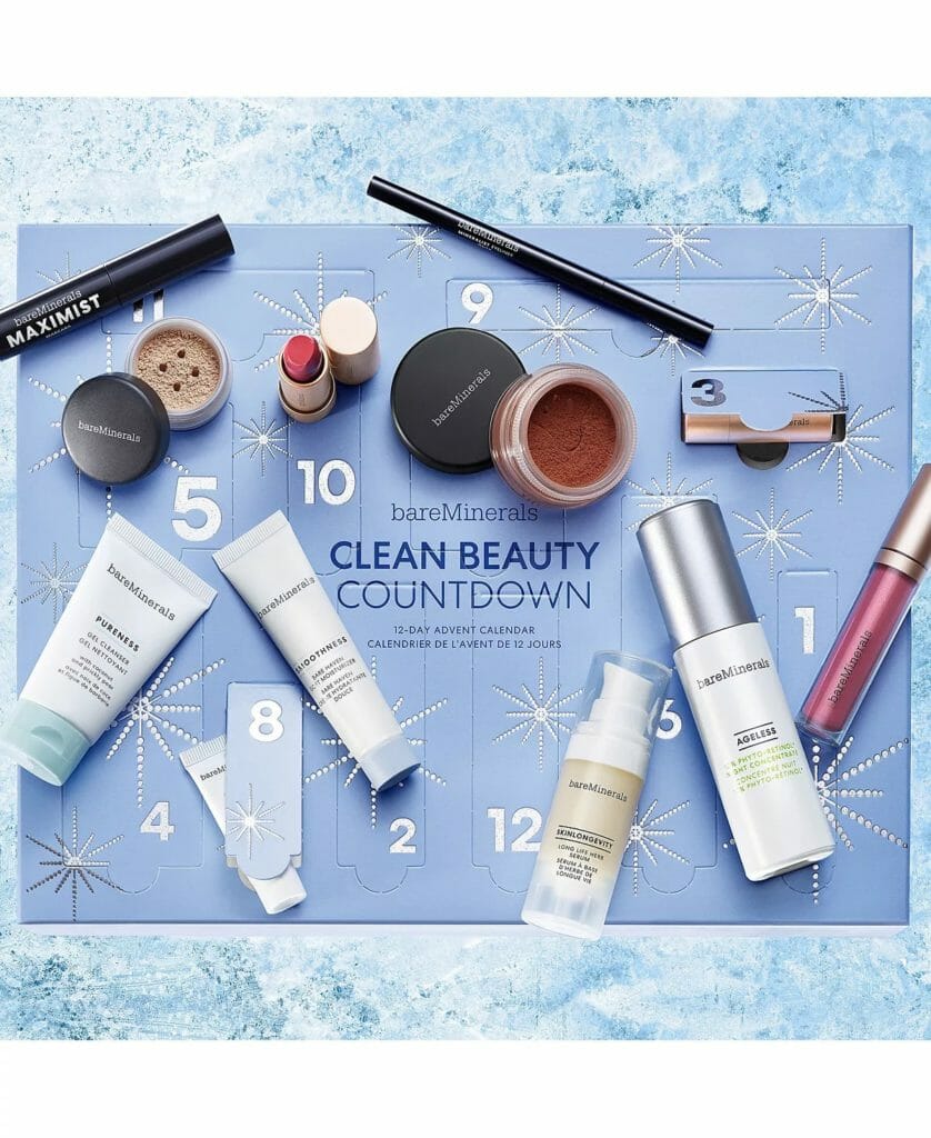 bareminerals clean beauty countdown advent calendar 2022