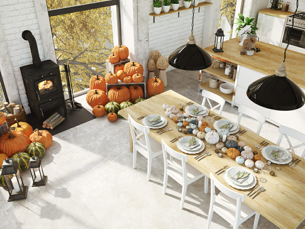 fall kitchen decor