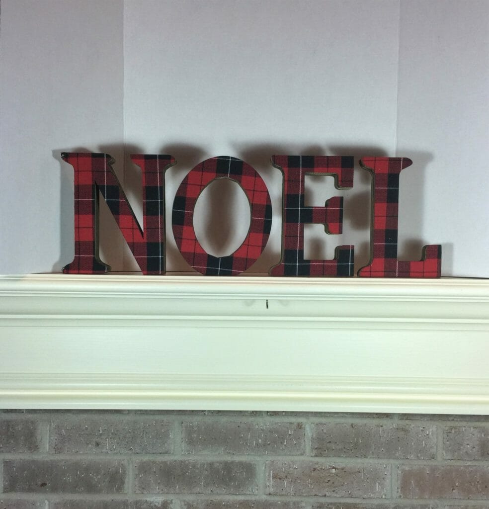 noel christmas lettering decorations